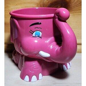 Pink Elephant Cup Ringling Brothers Barnum & Bailey Circus Mug Cup 15 oz Vintage